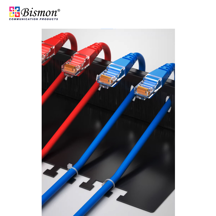 Brush Cable Management panel(ชนิดแปลงขน พร้อมแผงจัดสาย)